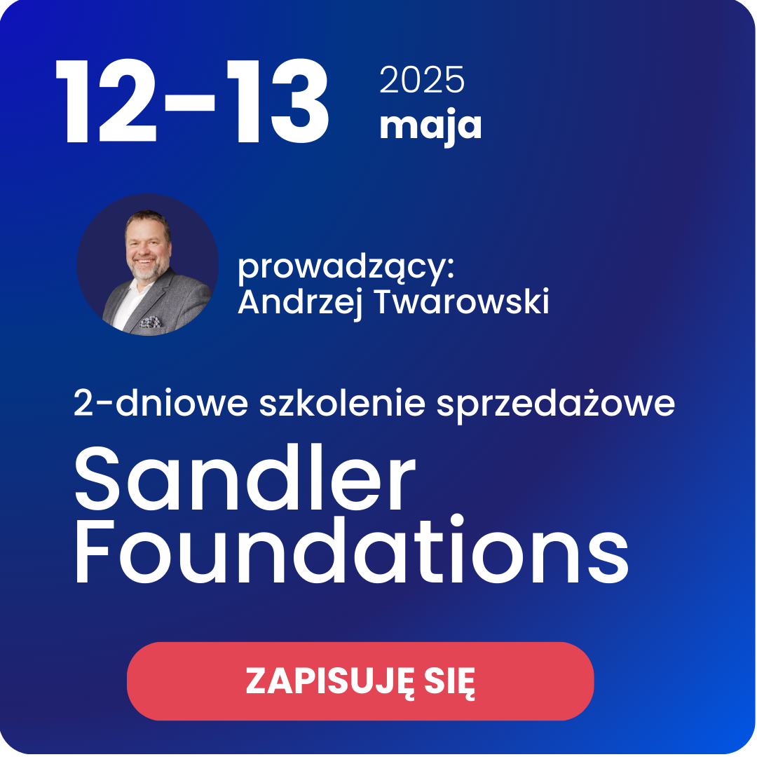 Szkolenie sprzedażowe maj 2025 Andrzej Twarowski